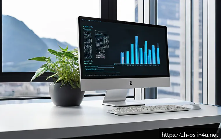 윈도우 시스템 파일 복구 방법 - A detailed digital illustration of a modern Windows desktop environment focused on system maintenanc...